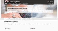 Desktop Screenshot of paincommunitycentre.org